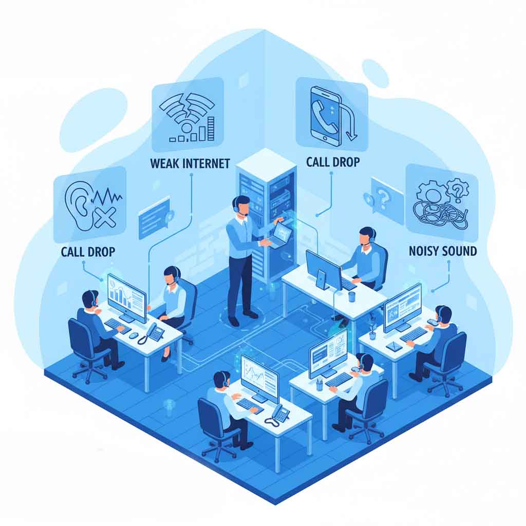 راهنمای رفع مشکلات رایج در استفاده از Voip شاتل - ای کالر راهنمای رفع مشکلات رایج در استفاده از Voip شاتل