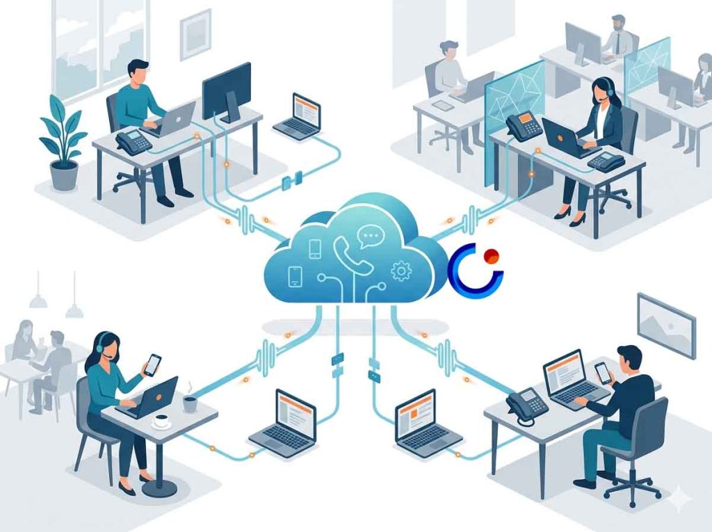 تلفن اینترنتی Voip ابری