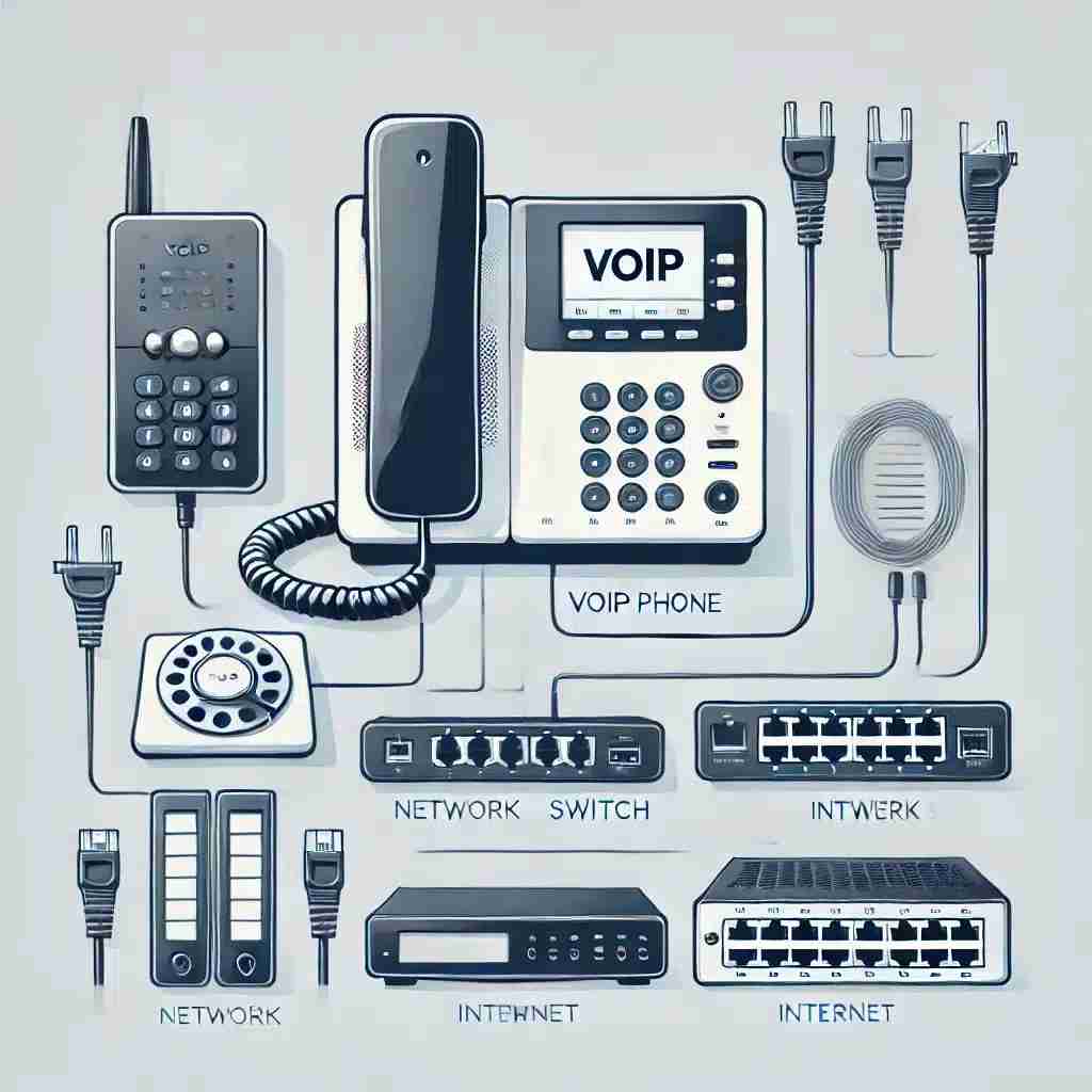 لوازم و تجهیزات نصب و راهاندازی Voip - ای کالر لوازم و تجهیزات نصب و راهاندازی Voip